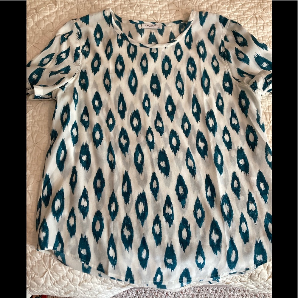 Equipment Riley top M EUC